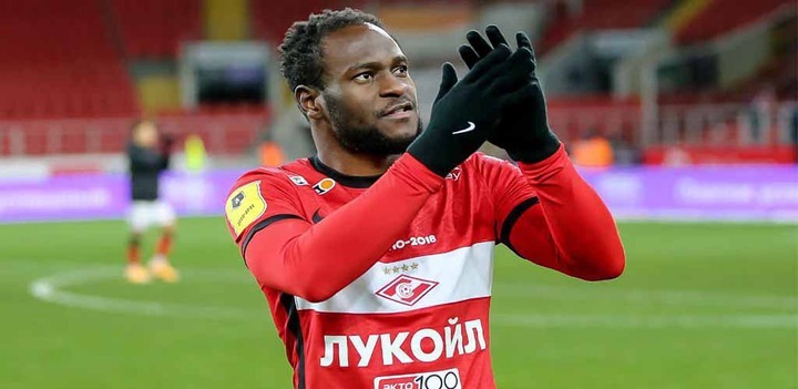 Moses scores for Spartak Moscow a day after leaving Chelsea