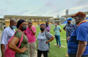 Aisha Buhari Cup: LOC Inspects Mobolaji Johnson Arena