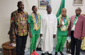 Nigeria Ambassador To Japan Hosts Team Nigeria …Sunday Dare Pledges To Finance Surgery Of Five Athletes