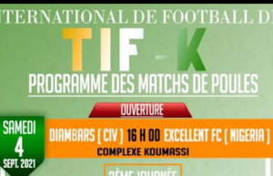 Excellent FC Opponents For The Tournoi International De Football Koumassi TIK-K Tournament Released