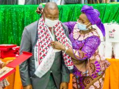 Sports Minister Receives HeForShe Award, Rallies Support For Socio-Economic Emancipation Of Young Girls, Women