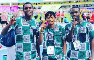 Kenya 2021: Team Nigeria’s Nnamdi Wins Bronze Medal In Men’s Javelin