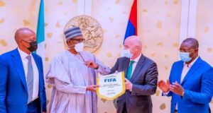 Pinnick: Infantino, Motsepe’s Visit A Boost For Girl-Child Advocacy