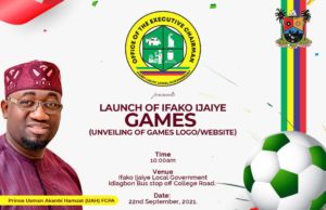Logo, Website Unveiling For Ifako Ijaiye Games