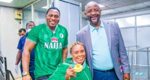 Sunday Dare, Amokachi Welcome Heroic Paralympians