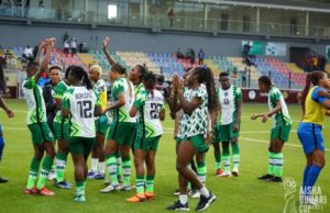 Morocco 2022 Race: Kanu’s Brace Steers Super Falcons To Two-Goal Lead Over Black Queens
