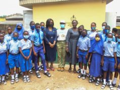 Corps Member Donates Toilet Facility To Army Day Secondary School