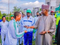 Gov. Sule Splashes Dollars On Team Nasarawa Athletes, Coaches; Promises To Construct Standard Hockey Pitch