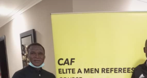 CAF Elite A Men Referees Course; NRA Happy With Pwadutakam, Wishes Him Well In Cairo, Egypt