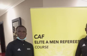 CAF Elite A Men Referees Course; NRA Happy With Pwadutakam, Wishes Him Well In Cairo, Egypt