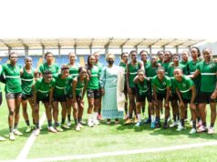 Mrs Sanwo-Olu Pumps Super Falcons’ Spirit Ahead Of Accra Cracker