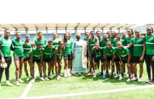 Mrs Sanwo-Olu Pumps Super Falcons’ Spirit Ahead Of Accra Cracker