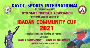 Ibadan Community Football Championship, 2021 Hold Draws As 32 Teams Enter the Contest