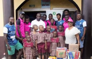 Iganmu FC Visits, Gifts Food Items To Chosen Child Orphanage…To Donate Parts Of Proceeds Of Jerseys Sales