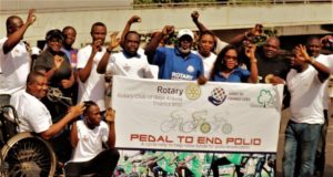 Rotary Club Of Ikeja-Alausa Thank Partners For Success Of “Pedal To End Polio” 2021