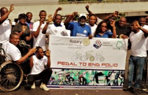 Rotary Club Of Ikeja-Alausa Thank Partners For Success Of “Pedal To End Polio” 2021