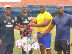 Soccer Enthusiast Donates Quality Footballs To Cynosure FC
