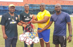 Soccer Enthusiast Donates Quality Footballs To Cynosure FC