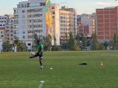 Full-Strength Super Eagles In Lively Session In Tangier