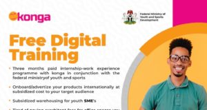 Youth Empowerment: Youth Ministry Release Details Of Partnership With Konga On Internship And MSMES Development