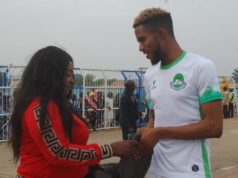 Female Supporter, Esther Tijani, Gifts Nasarawa United Players Fifty Travel Sanitary Handbags