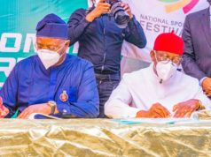 Sports Ministry, Delta State Sign MOU On National Sports Festival As National Council On Sports Meet In Asaba