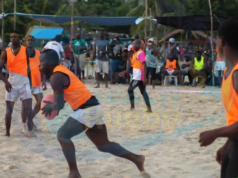 Sandie Beach Rugby Lures Fun Seekers To Takwa Bay