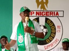 We’lI Cheer Super Eagles To Victory In Cameroun – Amb.Ikpea …As NFSC Storms Garoua Friday