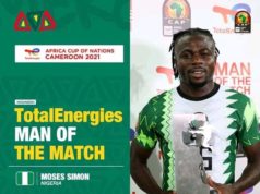AFCON 2021: Moses Simon Dedicates MOTM To Teammates, Says Sudan Were Tougher Opponents Than Egypt