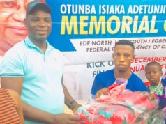 Otunba Isiaka Adetunji Adeleke Memorial Cup: Hammola Int’l FC Cruise Into Final, As Organisers Presents Set Of Jerseys To Finalists