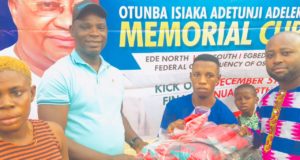 Otunba Isiaka Adetunji Adeleke Memorial Cup: Hammola Int’l FC Cruise Into Final, As Organisers Presents Set Of Jerseys To Finalists