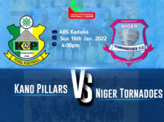 NPFL 2021/22 : Niger Tornadoes Sets To Ambush Kano Pillars As Shamsudeen Hashim Returns To The Team