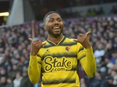 Emmanuel Dennis Header Boosts Watford’s Premier League Survival Hopes, Samuel Kalu Awaits Debut