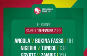 Nigeria To Play Tunisia On Day 1 Of Africa Women Junior Handball Championship