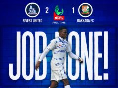 Ishaq Brace Leads Rivers United To 2-1 Win Over Dakkada FC In NPFL