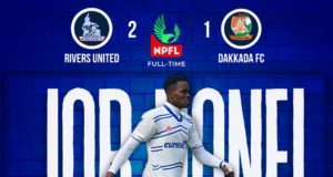 Ishaq Brace Leads Rivers United To 2-1 Win Over Dakkada FC In NPFL