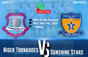 NPFL 2021/22 : Tornadoes Sets To Sustain Unbeaten Run, Battles Owena Whales In A Crunch Tie