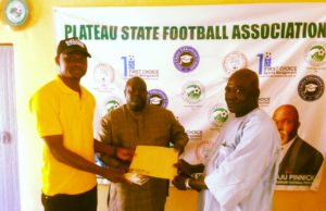 Deluxe FC Present NLO One Document To Plateau State FA And Sports Council