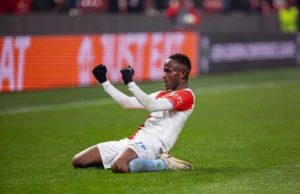 36 Lion Product Collins Sor Grabs Brace In Europa League Win