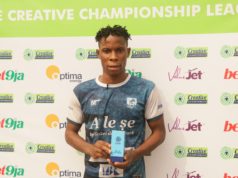 Ronaldo Shows Off In Iganmu Victory …Picks MOM Award
