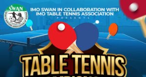 Imo SWAN Holds Secondary Schools Table Tennis Championship