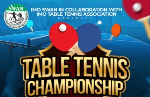 Imo SWAN Holds Secondary Schools Table Tennis Championship