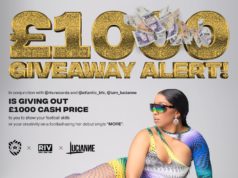More Football Challenge: Music Star Lucianne Offers £1000 Prize Money For Best Football Talent