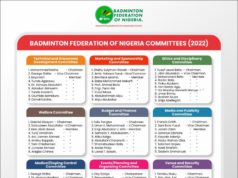 Badminton Federation of Nigeria rolls out new plans