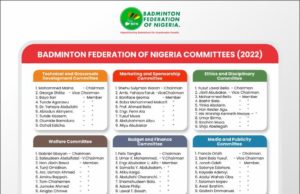 Badminton Federation of Nigeria rolls out new plans