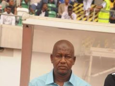 NPFL22: Rangers Int’l Head Coach Abdul Maikaba Laments The Poor State of The Teslim Balogun Stadium