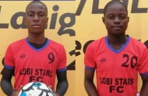 Lobi Stars Promote Two U15 Players To The First First