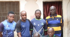 Niger Tornadoes Visits Ex Golden Eaglets Player Who Suffered Career Ending Auto Crash 13 Years Ago, Donates Food Items And Cash