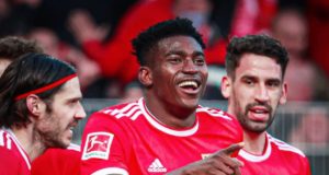 Taiwo Awoniyi Behind Lewandowski, Haaland As 6th Top Scorer In 2021/22 Bundesliga Scoring Chart
