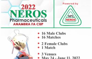 Preparations complete for 2022 Neros Anambra State FA Cup to kickoff
